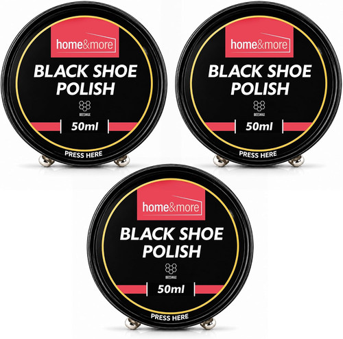 3pk black shoe polish - black,
