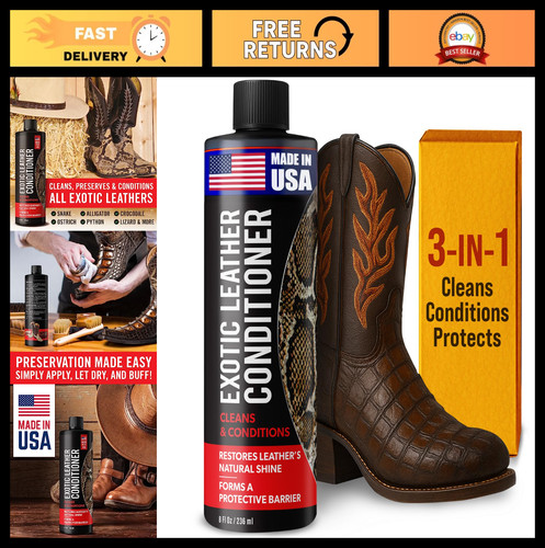 Exotic leather conditioner - leather, &
