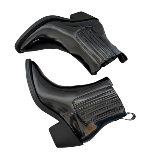 Womens black cowboy - black,