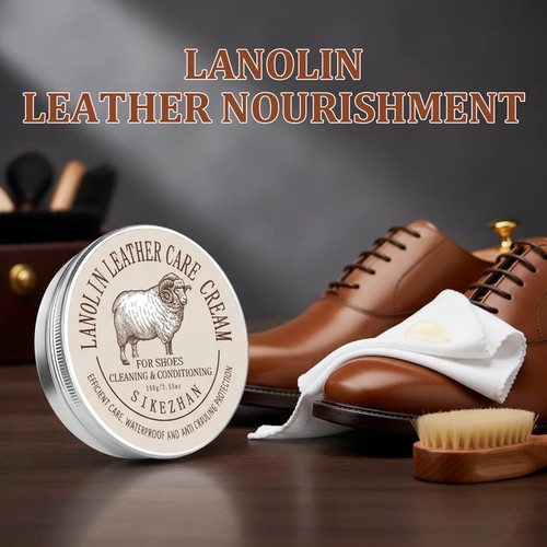 1pk wax shoe polish brown - polish, x