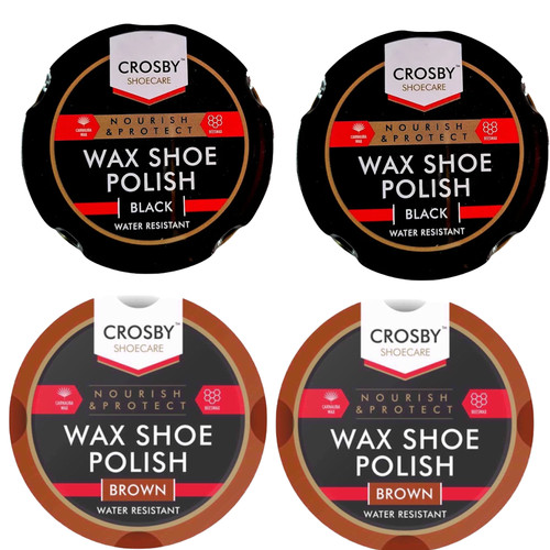 Wax shoe polish - shoe, -brown
